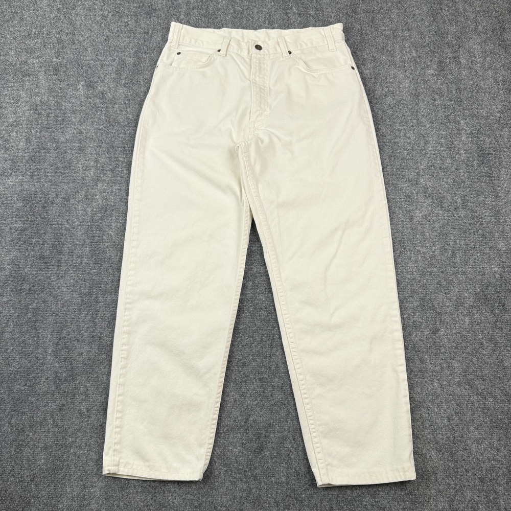 Vintage Levi's 550 Relaxed Fit Jeans 40550-8651 Men's W34 L30 White USA 1987 - Picture 3 of 16